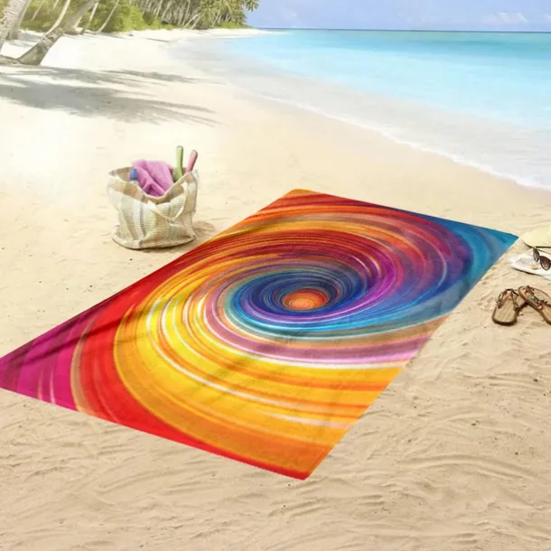 Whirlpool Beach Towel,Beach Towels for Travel, Quick Dry Towel for Swimmers Sand Proof Beach Towels for Women Men Girls Kids, Cool Pool Towels Beach Accessories Absorbent Towel