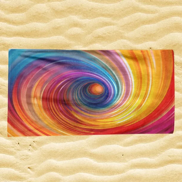Whirlpool Beach Towel,Beach Towels for Travel, Quick Dry Towel for Swimmers Sand Proof Beach Towels for Women Men Girls Kids, Cool Pool Towels Beach Accessories Absorbent Towel