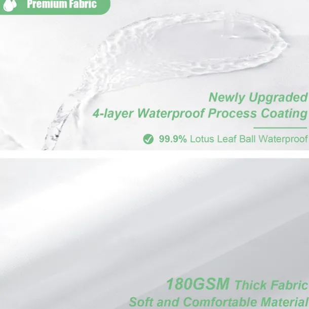 White Fabric Shower Curtain with Hooks, Tufted Chenille Striped Textured Cloth for Bathroom, Modern Farmhouse Shabby Chic Waterproof Shower Curtain Set, Machine Washable