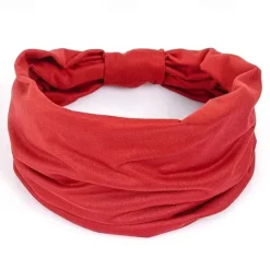 Wide Headbands For Women Non Slip Soft Elastic Hair Bands Yoga Running Sports Workout Gym Head Wraps Knotted Cotton Cloth African Turbans Bandana
