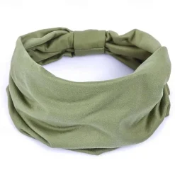 Wide Headbands For Women Non Slip Soft Elastic Hair Bands Yoga Running Sports Workout Gym Head Wraps Knotted Cotton Cloth African Turbans Bandana