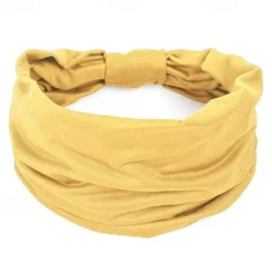 Wide Headbands For Women Non Slip Soft Elastic Hair Bands Yoga Running Sports Workout Gym Head Wraps Knotted Cotton Cloth African Turbans Bandana
