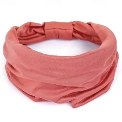 Wide Headbands For Women Non Slip Soft Elastic Hair Bands Yoga Running Sports Workout Gym Head Wraps Knotted Cotton Cloth African Turbans Bandana