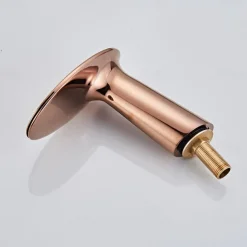 Widespread Bathroom Sink Faucet,Two Handle Three Holes Waterfall Electroplated Bath Taps