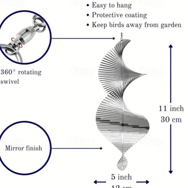 Wind Spinners for Yard Metal Garden Spinner Outdoor Courtyard Decoration Hanging Decoration, Garden Patio Decoration, Send Friends And Relatives To Commemorate The Wind Chimes, Memorial Gifts