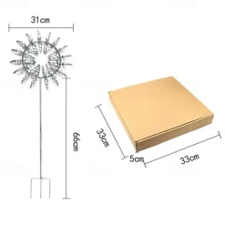 Wind Spinners for Yard Unique And Magical Metal Windmill Outdoor Wind Spinners Ball Bearing Construction Durable Silent Exotic Yard Garden Decoration