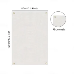 Window Cover Decorations, Fabric Folk Art Pumpkins Curtain Horror Movie Poster Window Door Covering Decor for Haunted House, Window Clings Decals Indoor Outdoor