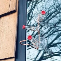 Window Hummingbird Feeder Window Mount Hummingbird Feeder Water Drinker Outdoor Garden Yard Decor