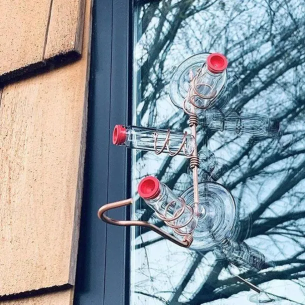 Window Hummingbird Feeder Window Mount Hummingbird Feeder Water Drinker Outdoor Garden Yard Decor