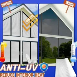 Window Privacy Film Matte Window Film Privacy for Glass Frosted Static Cling Without Glue Removable Opaque Stickers Self-Adhesive Anti UV for Home