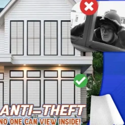 Window Privacy Film Matte Window Film Privacy for Glass Frosted Static Cling Without Glue Removable Opaque Stickers Self-Adhesive Anti UV for Home