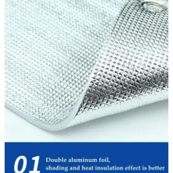 Window Sun Shade Film Home Sunshade Protector Pad Aluminum Foil Anti-UV Sunshine Room Balcony Insulation Film Shading Board