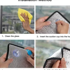 Window Sun Shade Film Home Sunshade Protector Pad Aluminum Foil Anti-UV Sunshine Room Balcony Insulation Film Shading Board