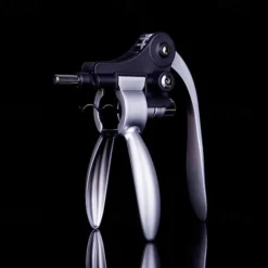 Wine Bottle Opener Rabbit Corkscrew Set Demenades Wine Opener Kit with Foil Cutter Wine Stopper and Extra Spiral Copper Silver