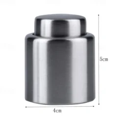 Wine Preserver Wine Stoppers Stainless Steel Bottle Stopper Vacuum Wine Cap Sealer Fresh Keeper Bar Tools Kitchen Accessories