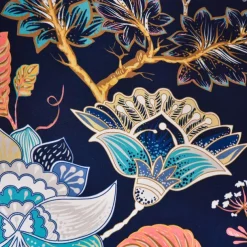 Wing Chair Slipcover Spandex Fabric Sofa Covers Wingback Armchair with a Seat Cushion Cover FloralPattern Furniture Protector for Living Room