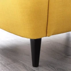 Wingback Chair Cover Armchair Cover Single Seat Solid Color Quilted Polyester Slipcovers STANDcover LITB PRIME cover