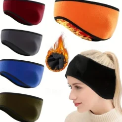Winter Fleece Ear Warmer Headband, Cold Weather Ear Warmers Muffs Headband, Keep Ears Warm Headband For Ski Running Cycling