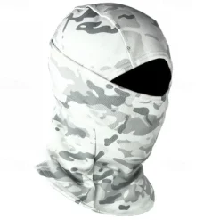 Winter Windproof Warm Tactical Camouflage Balaclava Hat, Plus Velvet Warm Balaclava, For Cycling, Driving, Skiing