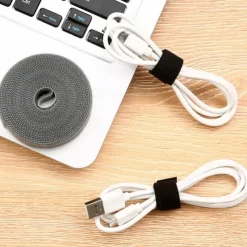 Wire Organizer Reusable Wire Adhesive Loop Hook Nylon Strap Organizer Self Adhesive Clip Holder Power Cable Ties