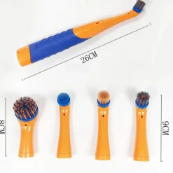 Wireless Electric Cleaning Brush - Ultrasonic Washer for Kitchen Utensils, Bathroom, and Shoes, Sonic Scrubber