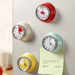 With Magnetic Suction Time Management Stainless Steel Countdown Mechanical Timer Kitchen Timer Baking Alarm Clock
