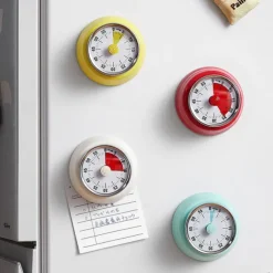 With Magnetic Suction Time Management Stainless Steel Countdown Mechanical Timer Kitchen Timer Baking Alarm Clock
