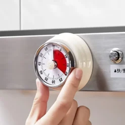 With Magnetic Suction Time Management Stainless Steel Countdown Mechanical Timer Kitchen Timer Baking Alarm Clock