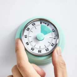 With Magnetic Suction Time Management Stainless Steel Countdown Mechanical Timer Kitchen Timer Baking Alarm Clock