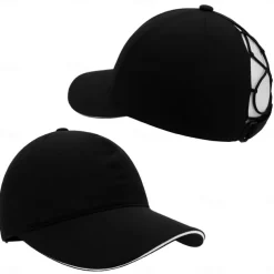 Women Simple Outdoor Running Sports Ponytail Cap