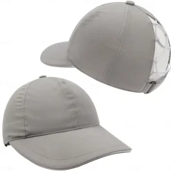 Women Simple Outdoor Running Sports Ponytail Cap