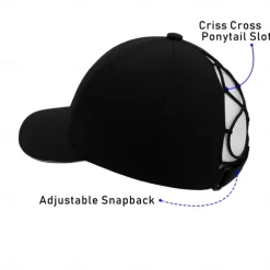 Women Simple Outdoor Running Sports Ponytail Cap