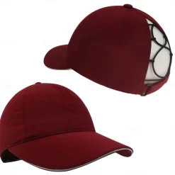 Women Simple Outdoor Running Sports Ponytail Cap