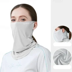 Women Summer Anti-UV Quick-drying Face Cover Scarf Breathable Neck Protection