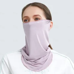 Women Summer Anti-UV Quick-drying Face Cover Scarf Breathable Neck Protection