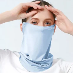 Women Summer Anti-UV Quick-drying Face Cover Scarf Breathable Neck Protection