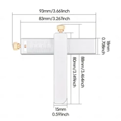 Women's Belt Cutting Men's Belt Cutting Shoulder Strap Cutting Bag Strap Leather Strip Cutting High-quality aluminum alloy material Suitable for handmade DIY Leather Strip Cutting Leather