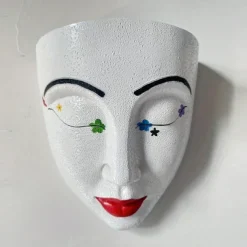 Women's Face Pot Wall Decoration Pot Resin Wall Hanging Flower Pots For Indoor Outdoor Plants Garden Decor