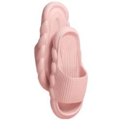 Women's Platform Cloud Slippers Solid Color Open Toe Non-slip Slides Shoes Indoor Bathroom Shoes