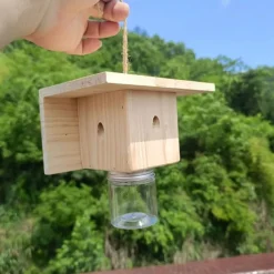 Wood Carpenter Bees Trap For Outside Wood Boring Bees Trap Carpenter Bees Traps Outdoor Hanging Insect Traps Removes