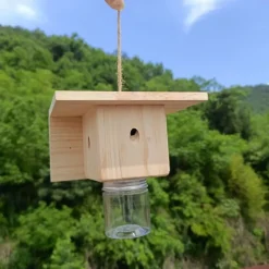 Wood Carpenter Bees Trap For Outside Wood Boring Bees Trap Carpenter Bees Traps Outdoor Hanging Insect Traps Removes