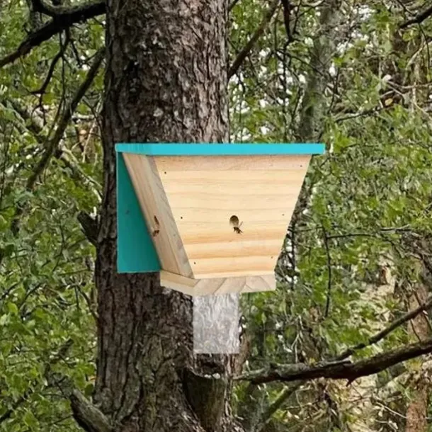 Wood Carpenter Bees Trap For Outside Wood Boring Bees Trap Carpenter Bees Traps Outdoor Hanging Insect Traps Removes