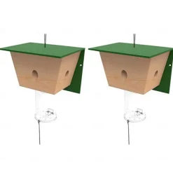 Wood Carpenter Bees Trap For Outside Wood Boring Bees Trap Carpenter Bees Traps Outdoor Hanging Insect Traps Removes