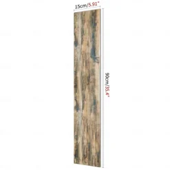 Wood Floor Wallpaper Peel And Stick Wall Sticker PVC Self Adhesive for Home Decor Home Living Room Bedroom Floor Tile Renovation Stickers Waterproof 15x90cm / 6''x35.4''