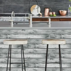 Wood Floor Wallpaper Peel And Stick Wall Sticker PVC Self Adhesive for Home Decor Home Living Room Bedroom Floor Tile Renovation Stickers Waterproof 15x90cm / 6''x35.4''