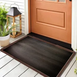 Wooden Plat Doormat Kitchen Mat Floor Mat Non-Slip Area Rug Oil Proof Rug Indoor Outdoor Mat Bedroom Decor Bathroom Mat Entrance Rug