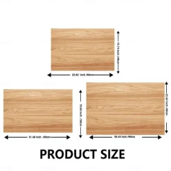 Wooden Plat Doormat Kitchen Mat Floor Mat Non-Slip Area Rug Oil Proof Rug Indoor Outdoor Mat Bedroom Decor Bathroom Mat Entrance Rug