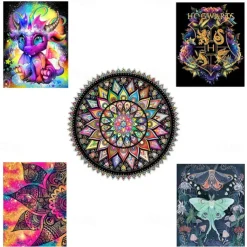 Wooden Puzzle for Adults Animal Shaped Wood Jigsaw Puzzles Children Educational Toy Family Board Game for Kids Gift