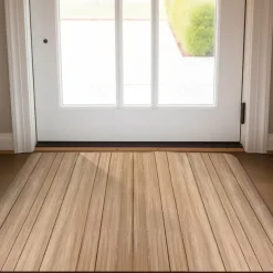 Wooden Texture Pattern Doormat Kitchen Mat Floor Mat Non-Slip Area Rug Oil Proof Rug Indoor Outdoor Mat Bedroom Decor Bathroom Mat Entrance Rug