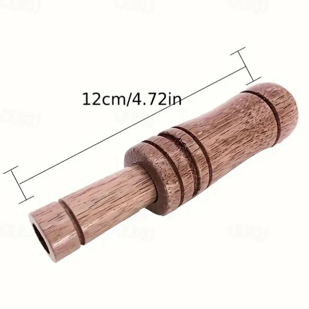Wooden Wild Duck Hunting Whistle - Realistic Simulated Sound Effect, Durable Wooden Construction, Outdoor Hunting Accessories for Goose Hunting and More